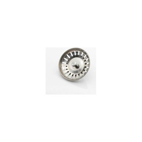 Panier Filtre Évier - Acier Inoxydable Avec Tige 40mm - Pour Évier Avec Trop-Plein - Remplacement Universel (1/5)