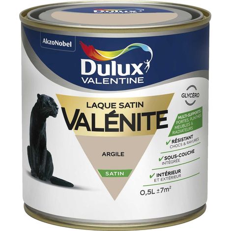 Peinture Laque Valénite Satin Argile 0,5 L - Dulux Valentine