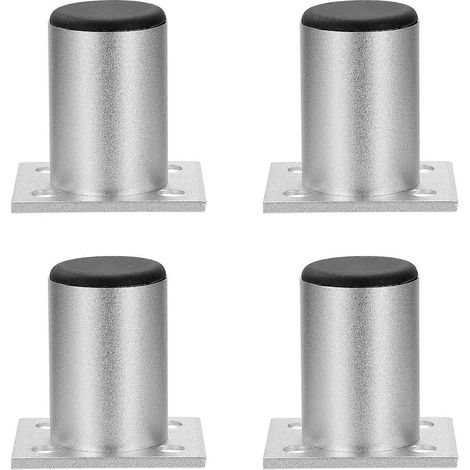Verstellbare Schrankbeine, Möbelbeine, verstellbare Schrankstützbeine aus Aluminiumlegierung, Sofabeine für Bett, Tisch, Schreibtisch und Stuhl, 1 Stück, Tragkraft bis zu 50 kg, 6 x 6 x 10 x 6 x 5 cm,