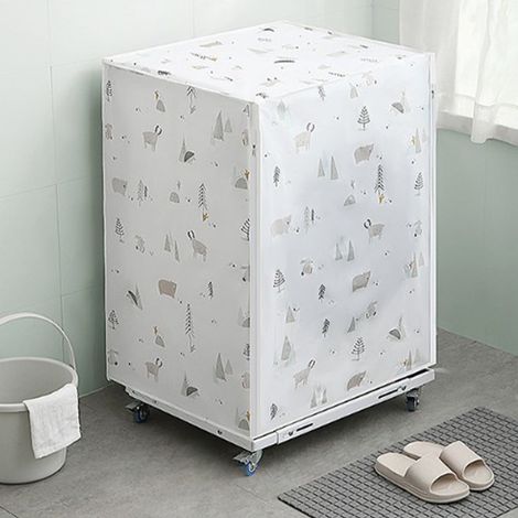 Housse De Protection Pour Machine À Laver - Étanche Et Antipoussière - Convient Pour Machines À Chargement Par Le Haut - 62x56x83 cm - 1 Pièce (1/5)