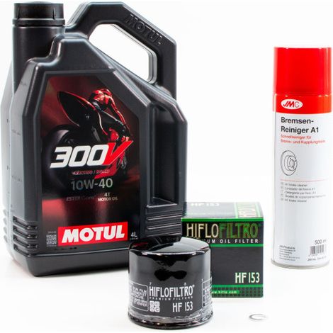 Kit Entretien Vidange pour DUCATI DESMOSEDICI RR de 2008 - MOTUL 300V ROAD RACING 10W40 4L