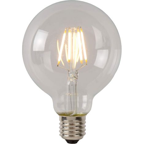 Ampoule Filament - Ø 9,5 cm - LED Dim. - 1x5W 2700K - Transparent (1/3)