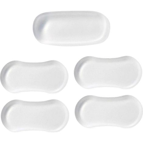 Stück transparente WC-Sitzpuffer, Türpuffer für Schränke und Möbel-4.5x2.18cm-Transparent (1/3)