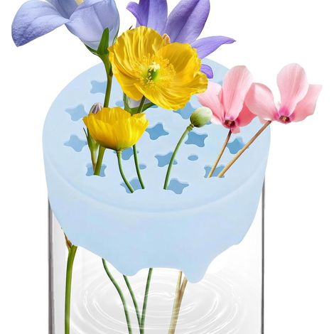 Grille Florale Blossom En Silicone Étanche Réutilisable Et Flexible  Support De Composition En Silicone Pour Décoration Intérieure Mariages Fêtes Centre Table Accessoire Photo (1/5)