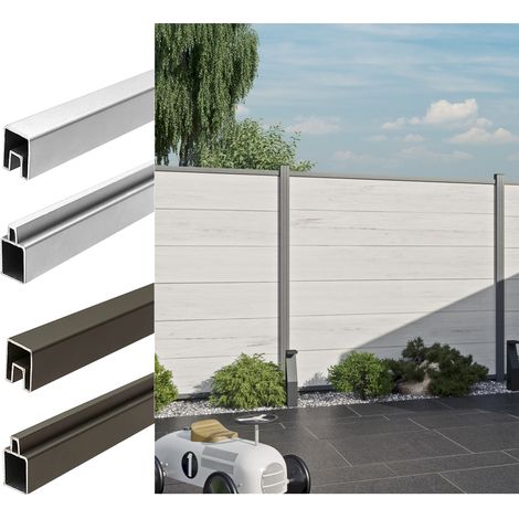 ECOSTECK-Start & Abschluss Set SILBER, 32/25 x 20 x 1800 mm (1/4)