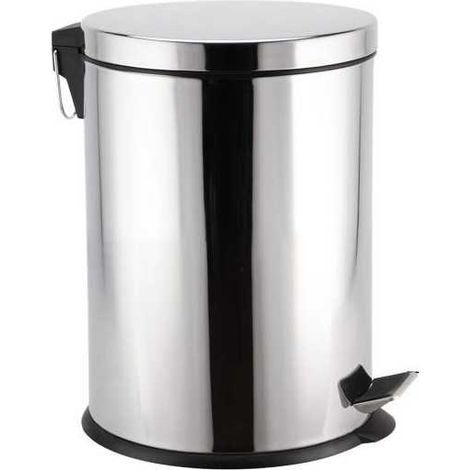 Poubelle à pédale en inox L 5 Ladydoc 05457