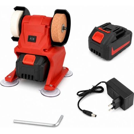 Mini Mola Smerigliatrice da Banco a Batteria M88 XC5.0 con Doppia Pietra 70mm (1/5)