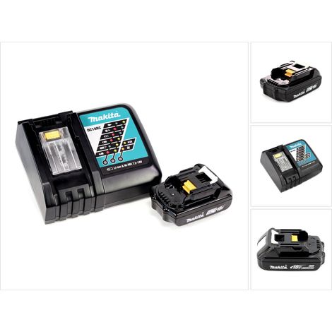 Makita Power Source Kit 18 V con 1x BL 1820 B batería 2,0 Ah + DC 18 RC cargador