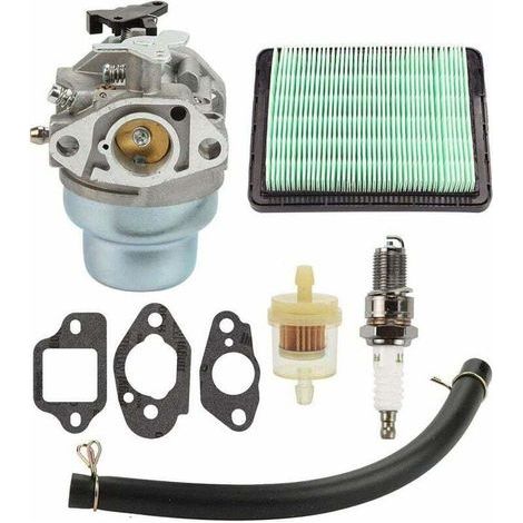 Carburador con junta de bujía y kit de filtro de aire y combustible. Repuesto para Honda GCV160, GCV160A, GCV160LA, HRB216, HRS216, HRR216, HRT216, HRZ216 (1/5)