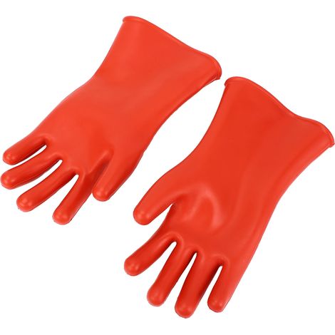 Gants de travail isolants électriques 500V antidérapants imperméables en caoutchouc fins professionnels protection sécurité (1/5)