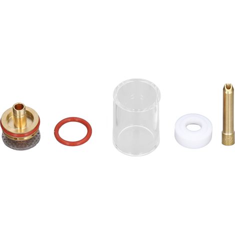 Kit d'accessoires pour torche de soudage TIG destiné au soudage TIG de composants de coupelles en verre, compatible avec les tubes WP-17/18/26 de 2,4 mm. (1/5)