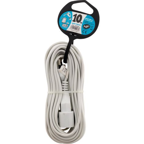 Extensor Ho3vvh2-f 2x0.75mm² Blanco 10 Metros