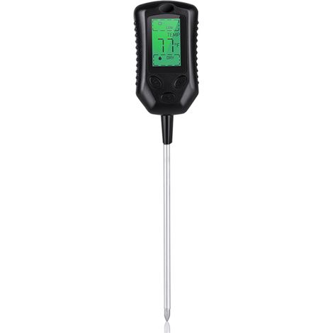 Beyamis Testeur de pH du sol multifonction - Mesure pH/température/lumière pour jardinage et plantation (1/5)