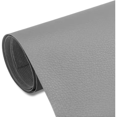 Material de tapicería de imitación de cuero EKO color gris [M-SKAJ1] (1/3)