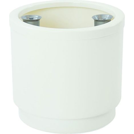 PLASTIKEN Hydropflanzer, weiße Farbe, 26 cm