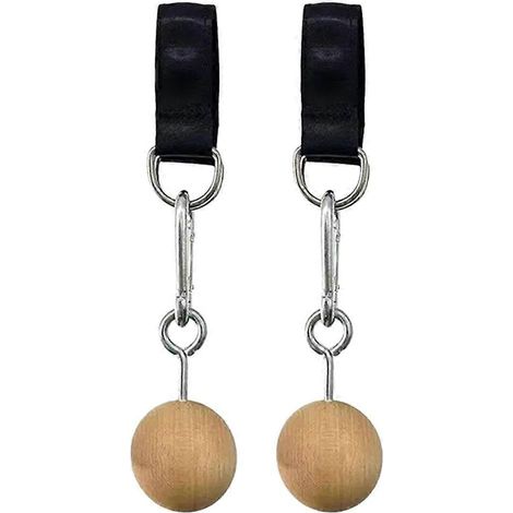 Holzgriff für Klimmzüge, Trainingsball, Fingerkräftigung, Armübungen, Fitness- und Kletterzubehör. (1/5)