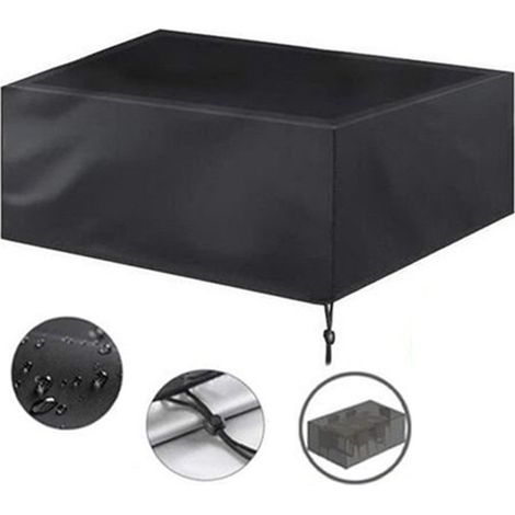 Housse Pour Mobilier De Jardin Étanche Bâche Housse De Protection Meuble De Jardin 308x138x98cm (1/4)