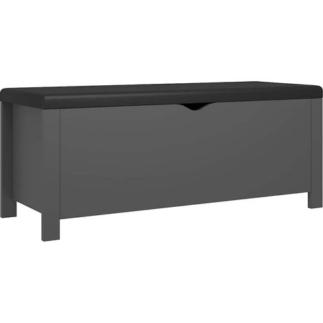 Storage Box Grey Engineered wood, faux leather Medium Storage vidaXL (1/5)