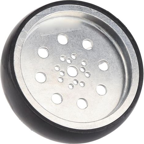 Roue de robot de 100 mm en métal avec pneu en néoprène, pièces de robot industriel, diamètre intérieur du trou : 8 mm (1/5)