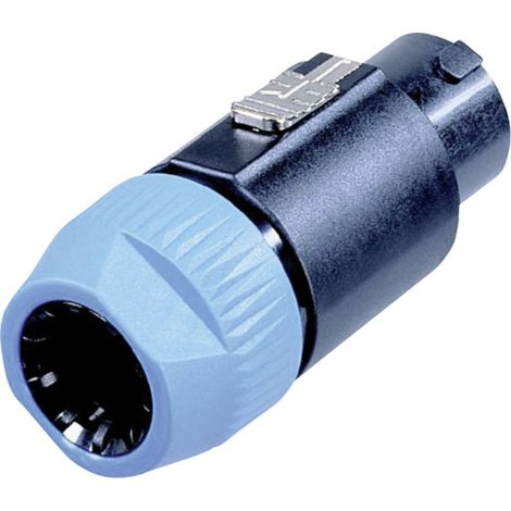 Fiche haut-parleur mâle, droit Neutrik NL8FC Nombre de pôles: 8 noir, bleu 1 pc(s) D26731 (1/2)