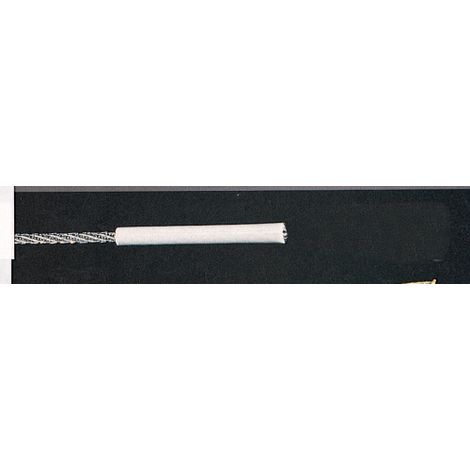 1 mt filo stendibiancheria Biancone zincato pvc bianco   5 mm cavo fune