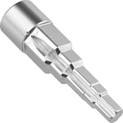 Clé à molette pour vanne de radiateur, clé universelle avec douille carrée de 1-2, clé étagée à 5 étages pour le retrait de vannes de radiateur de plusieurs tailles (1/5)