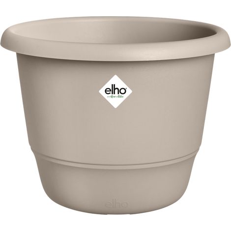 Elho Amiga Round 55 Beige fungo Vaso Rotondo