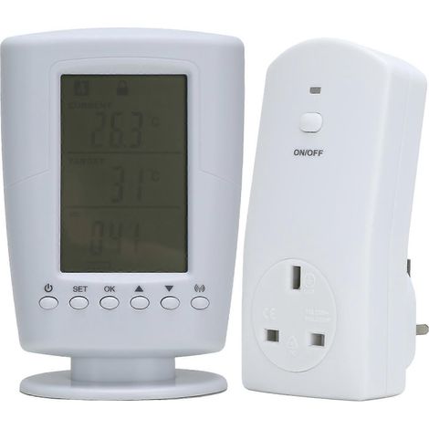 Thermostat sans fil multifonction programmable automatiquement, contrôleur de température numérique.