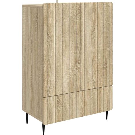 vidaXL  Sideboard  Sonoma Oak 66 x 34.5 x 97 cm Engineered Wood
