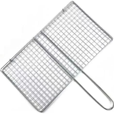 Panier à griller pour barbecue, filet à steak, viande, poisson, légumes (1/5)