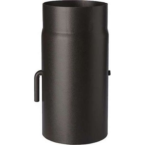 Aeternum Ala R40130400162 Serrandola Acciaio 2 mm con Valvola Regolazione Scarico 13x25 cm colore Nero (1/2)