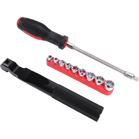 Kit d'outils de clé de Dépose d'embrayage, clé à Poignée Givrée, Outil à Douille Réversible avec Plage de 5 Mm à 13 Mm, Idéal pour 1000 XP XP4 900S (1/5)