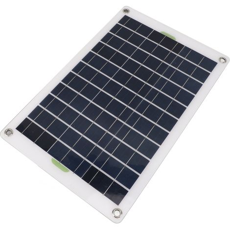 Chargeur solaire portable fin et léger de 20 W à haut rendement, avec allume-cigare et pinces polarisantes. (1/5)