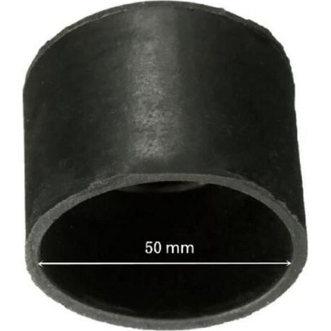 4pcs black round furniture chair table jambe rubber foot cover protector cap 50mm (1/4)