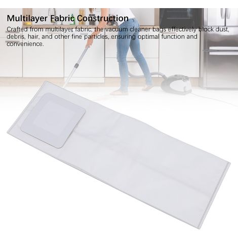 Ortviai Sacs à poussière pour aspirateur CV391, CF3918, CV351 – 10 pièces en tissu non tissé (1/4)
