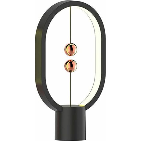 Lampe de bureau LED magnétique Balance Light avec variateur tactile, idéale pour la chambre, la maison ou le bureau. (1/5)