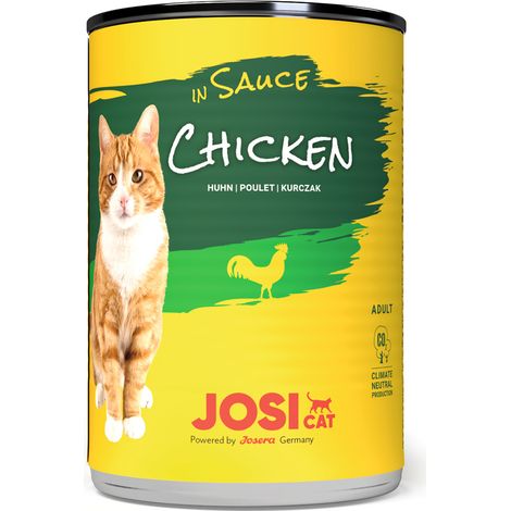 Josera Josicat Pollo en Salsa - Alimento Completo Humedo de Pollo para Gatos Adultos - 415 Gramos