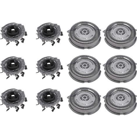 Lot de 6 têtes de rechange SH50 pour rasoirs Philips Norelco série 5000, lames MultiPrecision S5000, S5420, S5380 et S5351 (SZRH AF). (1/5)