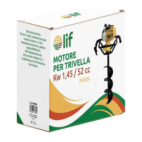 MOTORE PER TRIVELLA 'PG520L' Kw 1,45 (1/2)