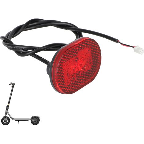Convient pour le feu arrière du scooter électrique Xiaomi 6lite, feu arrière LED de garde-boue arrière, feu de signalisation de réflecteur de frein