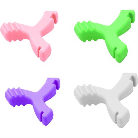 Chewies Pour Gouttières Dentaires - Forme En Y - Silicone Souple - Pour Aligneurs Invisalign Et Appareils Orthodontiques - 4 Pièces (1/5)