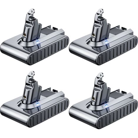 Batteria di ricambio, capacità 7000 mAh, compatibile con diversi modelli, 4 batterie (1/2)
