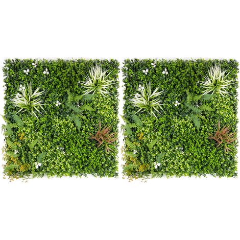 Artificial Meadow Living Wall Panels - 2 Pack (1/5)