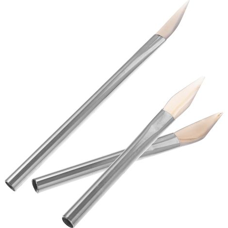 Outils de Polissage Poignée Confortable Lot de 3 pour Bijoux en Agate Acier Inoxydable, pour Or et Argenté, Usage Personnel ou Boutique (1/5)