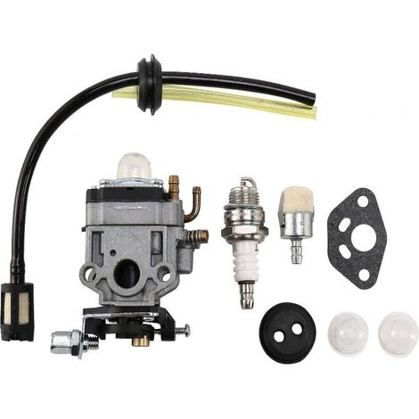 Kit carburateur et bougie pour débroussailleuse/coupe-bordures 40-5 (moteur 4 temps) – Pièces de rechange et accessoires universels (lot de 8)