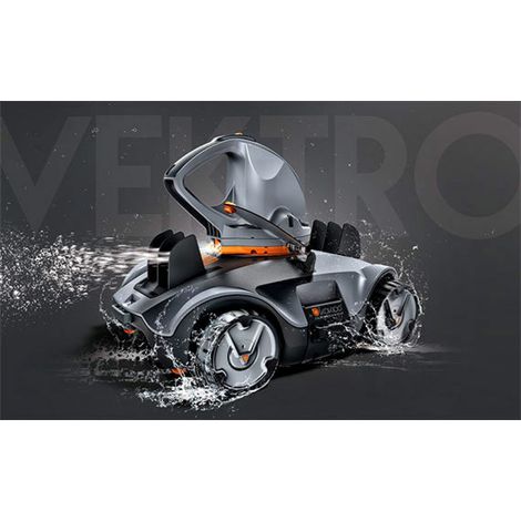 Kokido Vektro Auto NEW - Aspiratore al Litio Ricaricabile per Pulizia Piscina Idromassaggio & SPA - Max 45 Metri Quadri