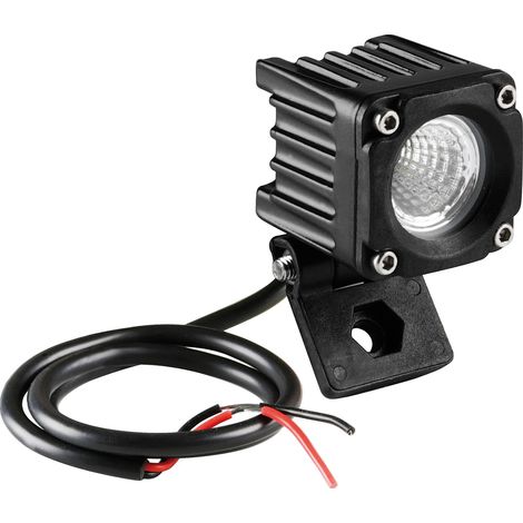 WL-19, faro ausiliario a 1 Led - 12/24V - Luce ampia - Bianco (1/5)