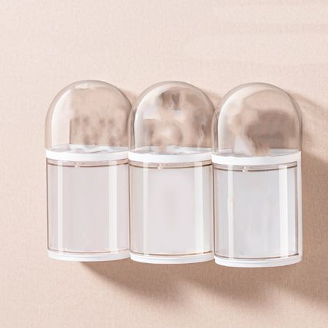 Aufbewahrungsbox für Puppenfiguren, transparent, zur Wandmontage, Vitrine für Puppenfiguren, zweistöckig, 11 x 22 cm (1/5)