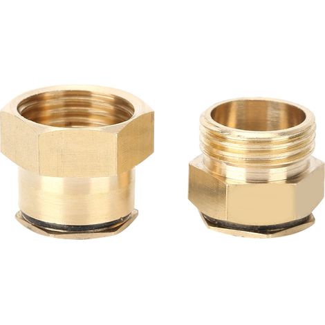 Aspersor microcentrífugo ajustable de latón DN15 G1/2 de 2 piezas para riego de jardines. (1/5)