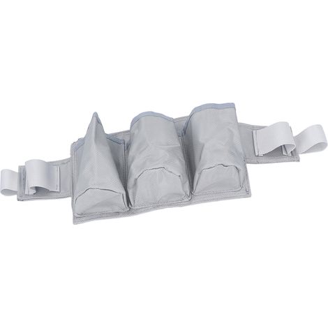 Sacoche de Ceinture Imperméable en Toile Oxford pour Outils de Jardinage et Bricolage, Gris (1/5)